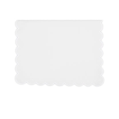 Dakota Tablecloth White & White 16" W x 108" L Runner 