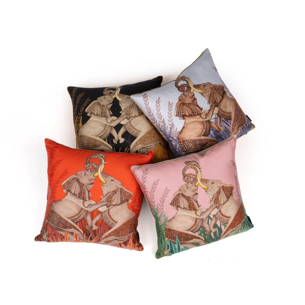 Dancing Elephants Pillow by Ngala Trading Company Additional Image - 24