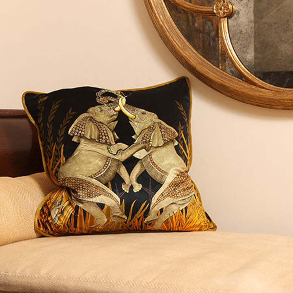 Dancing Elephants Pillow by Ngala Trading Company Additional Image - 46