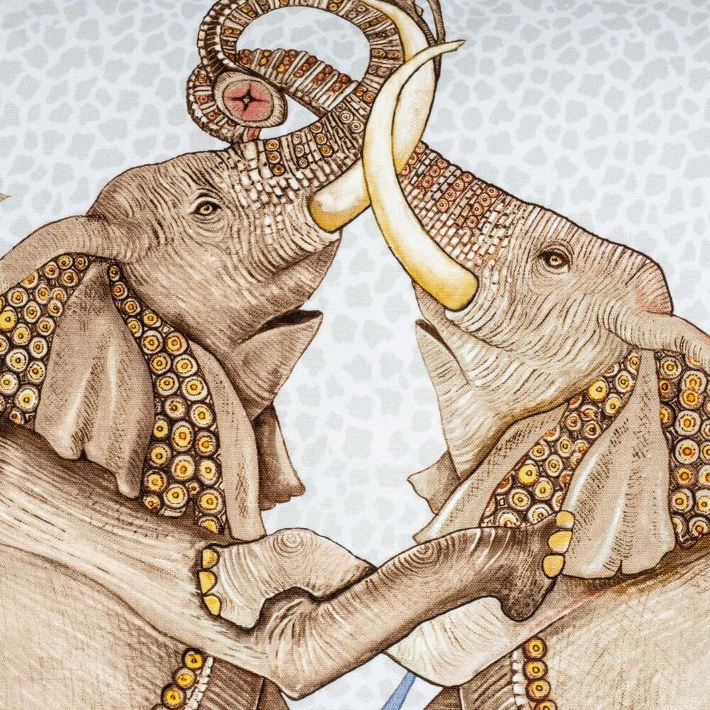 Dancing Elephants Pillow by Ngala Trading Company Additional Image - 7