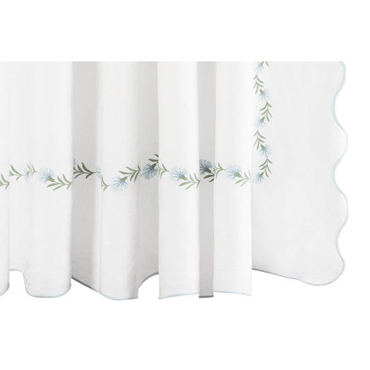 Daphne 72" W x 72" L Shower Curtain Bluebell 