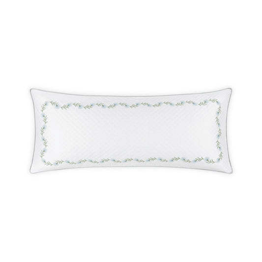 Daphne Matelasse Lumbar Pillow Cover Bluebell 