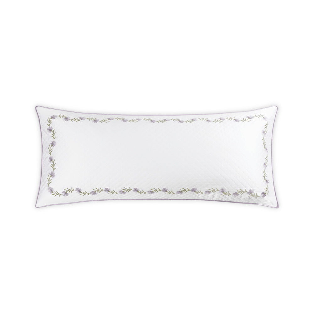 Daphne Matelasse Lumbar Pillow Cover Lilac 