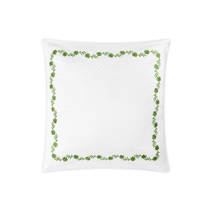Daphne Matelasse Sham Grass Euro 