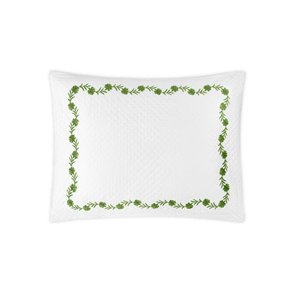 Daphne Matelasse Sham Grass Standard 