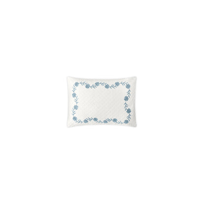 Daphne Matelasse Sham Hazy Blue Boudoir 