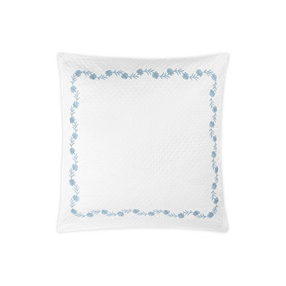 Daphne Matelasse Sham Hazy Blue Euro 