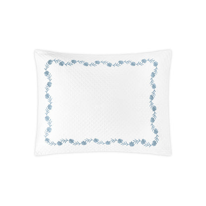Daphne Matelasse Sham Hazy Blue Standard 