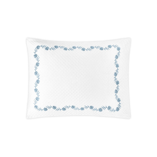 Daphne Matelasse Sham Hazy Blue Standard 