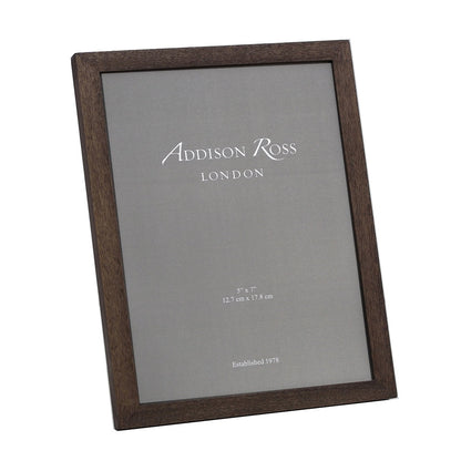 Dark Alder Wood Photo Frame by Addison Ross