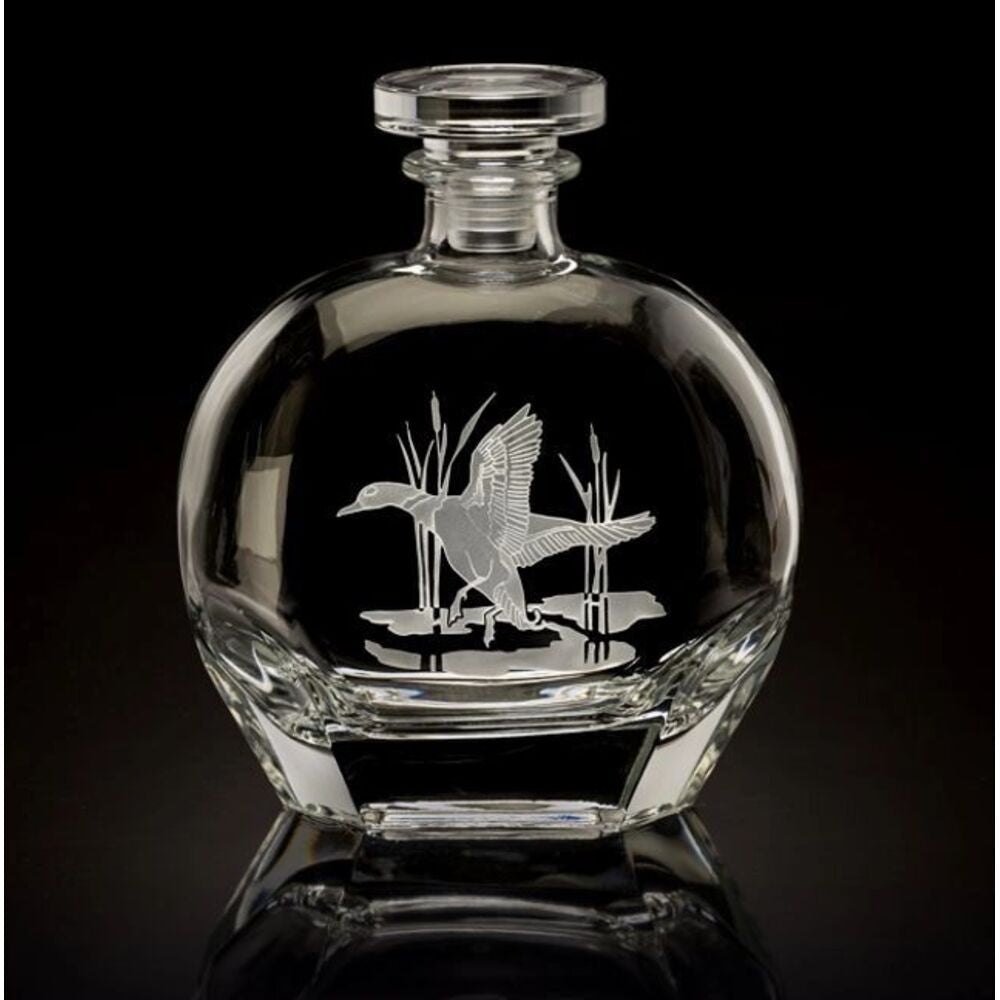 Decanter - American Ducks by Julie Wear 