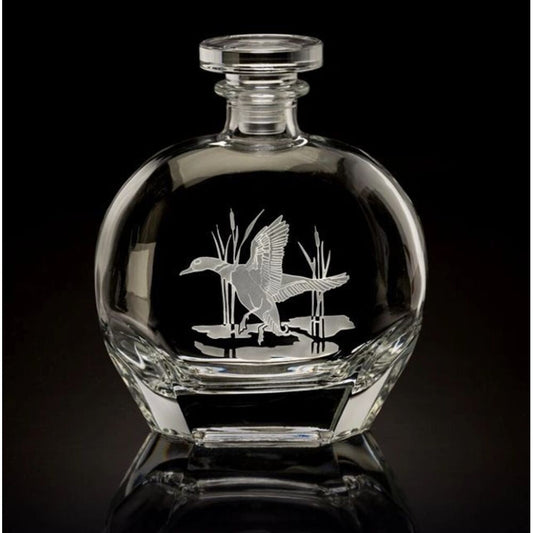 Decanter - American Ducks by Julie Wear 