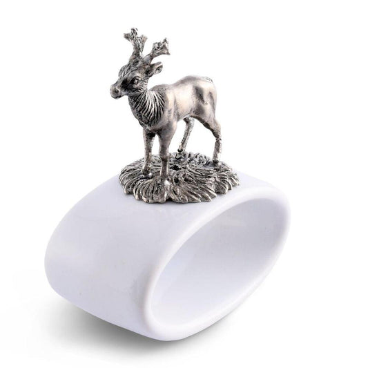 Deer Stoneware Napkin Ring by Vagabond House 