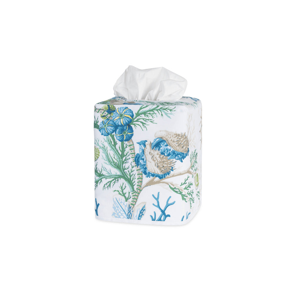 Del Tesoro Tissue Box Cover Sea 