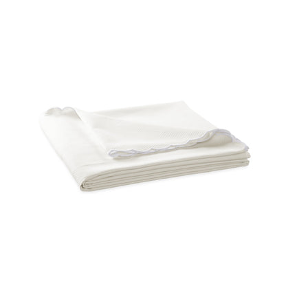 Diamond Pique Coverlet Bone 