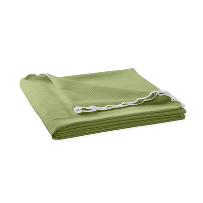 Diamond Pique Coverlet Spring Green 