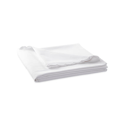 Diamond Pique Coverlet White 