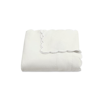 Diamond Pique Duvet Cover Bone 