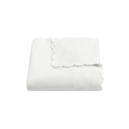 Diamond Pique Duvet Cover White 