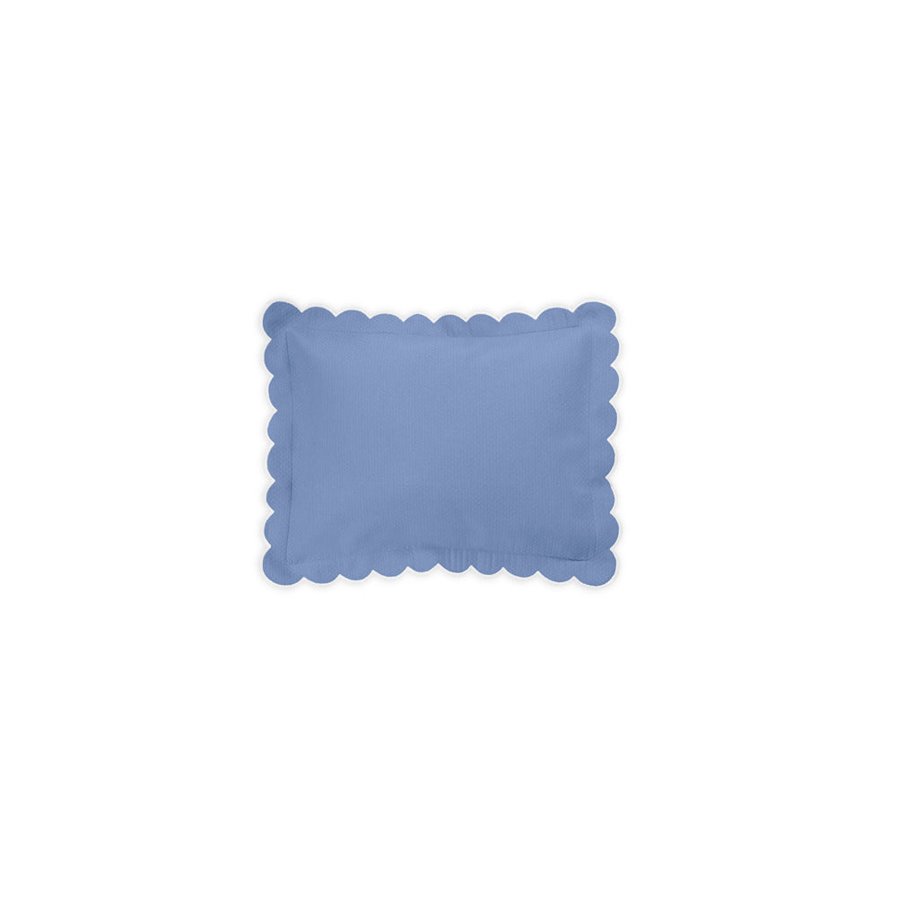Diamond Pique Sham Azure Boudoir 