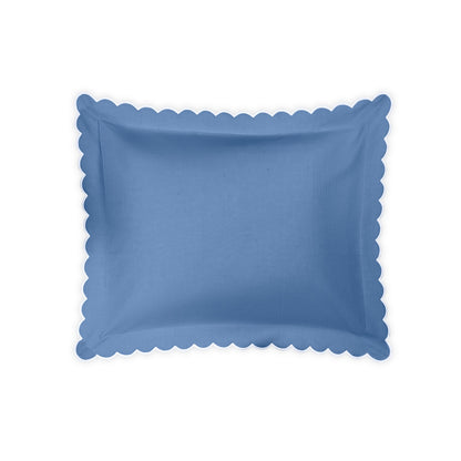 Diamond Pique Sham Azure Standard 