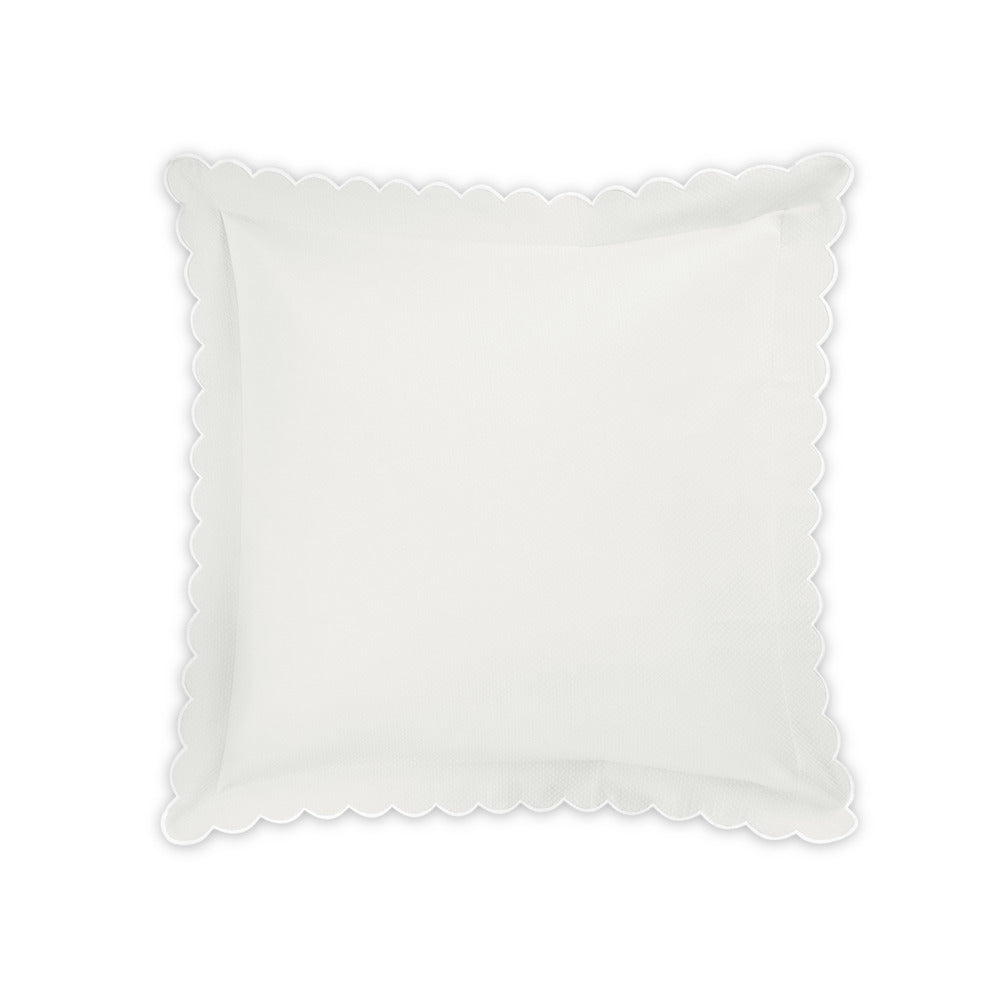 Diamond Pique Sham Bone Euro 