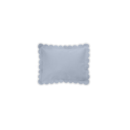 Diamond Pique Sham Hazy Blue Boudoir 