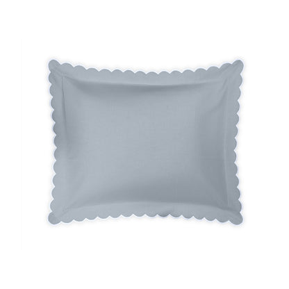 Diamond Pique Sham Hazy Blue Standard 