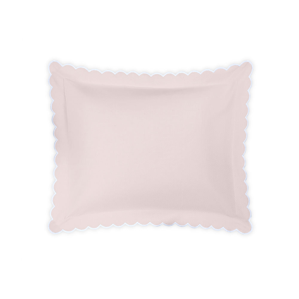 Diamond Pique Sham Pink Standard 