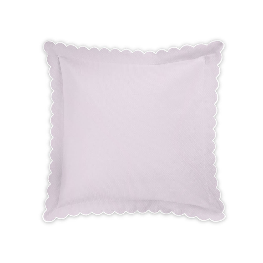Diamond Pique Sham Violet Euro 
