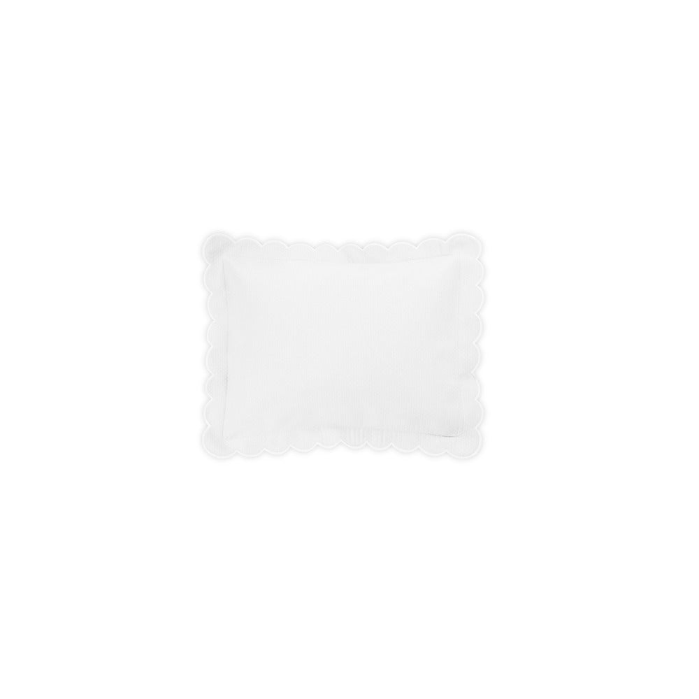 Diamond Pique Sham White Boudoir 