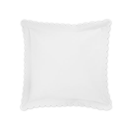 Diamond Pique Sham White Euro 