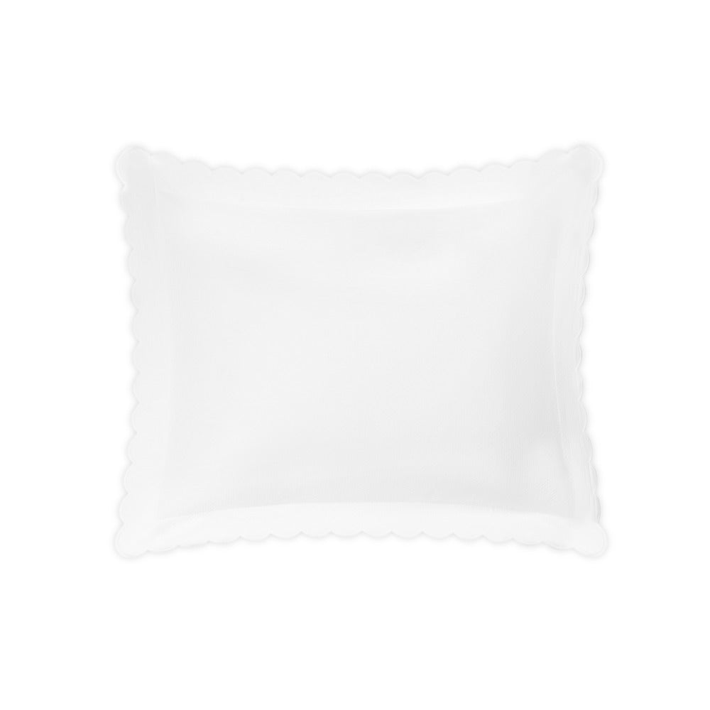 Diamond Pique Sham White Standard 