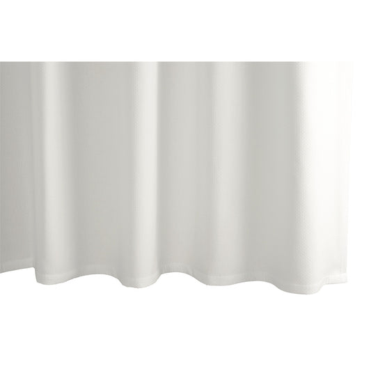 Diamond Pique Shower Curtain Bone 