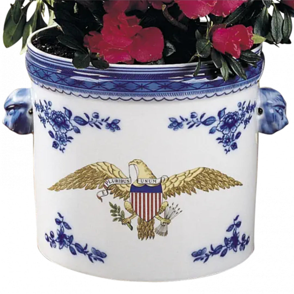 Diplomatic Eagle Cachepot by Mottahedeh