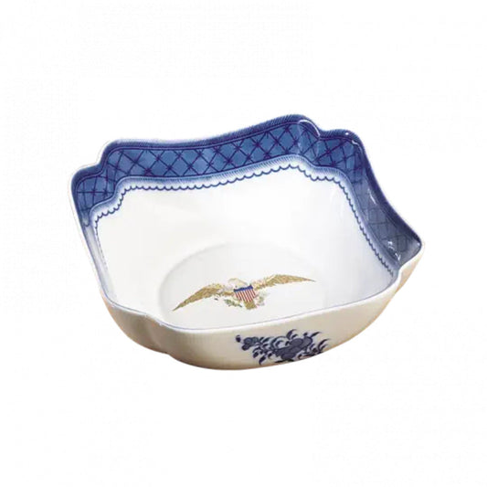 Diplomatic Eagle Square Bowl by Mottahedeh