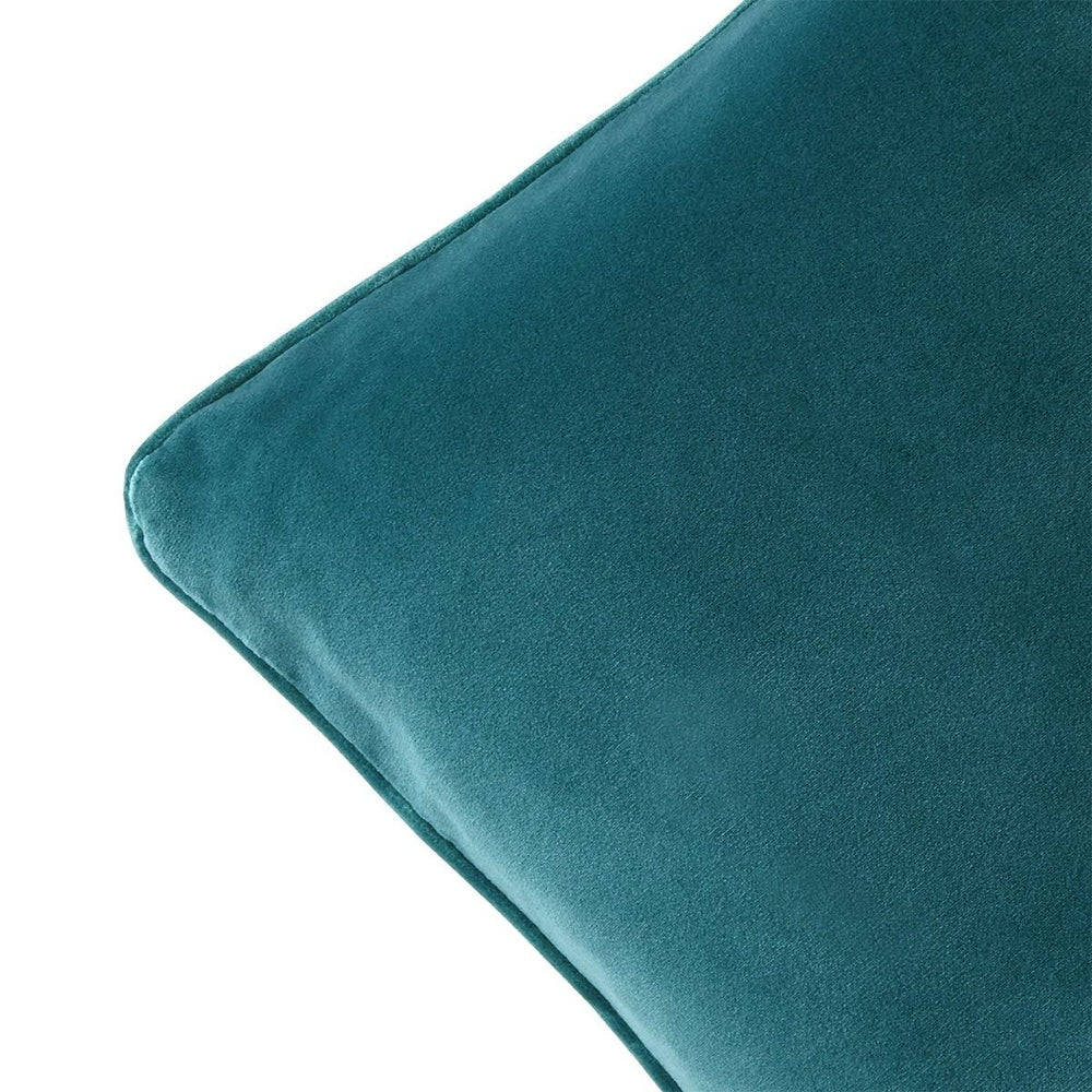 Divan Decorative Pillow by Yves Delorme - Paon (Deep Teal)  32