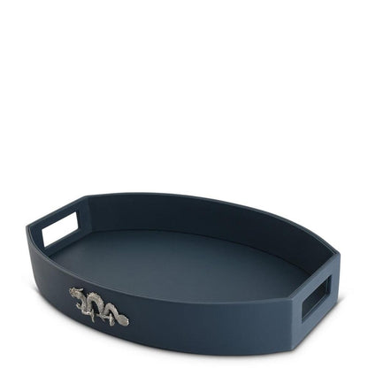 Dragon Vegan Leather Parlor Tray by Vagabond House 