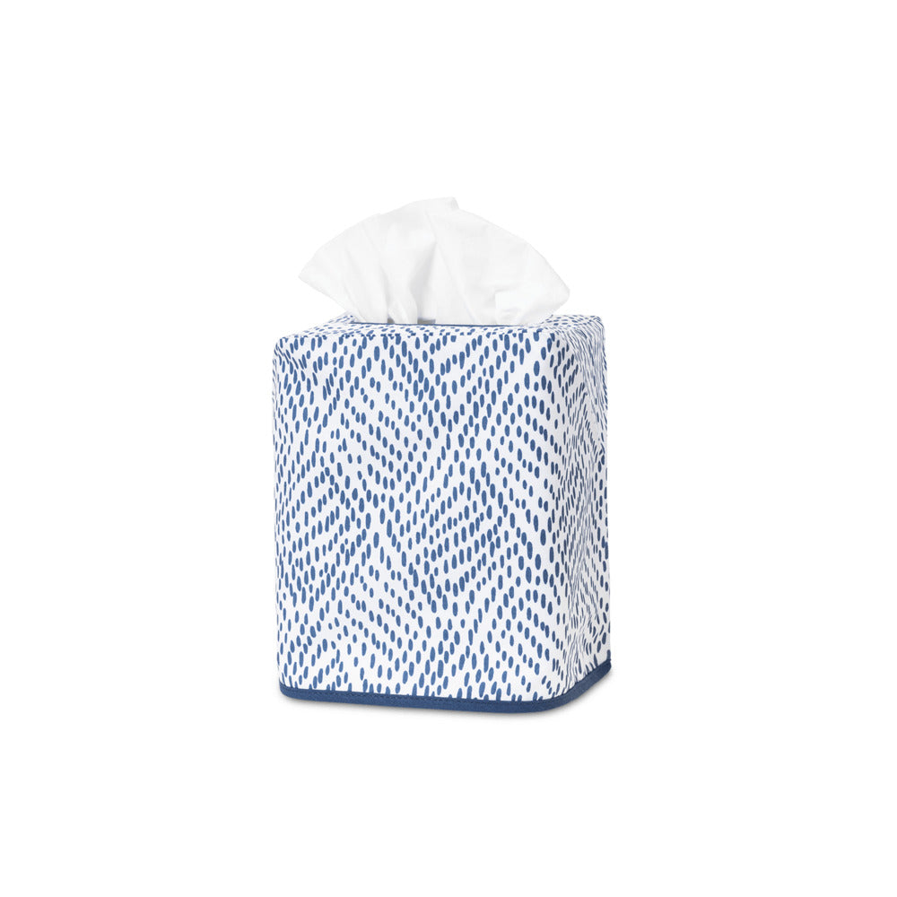 Duma Diamond Tissue Box Cover Navy 
