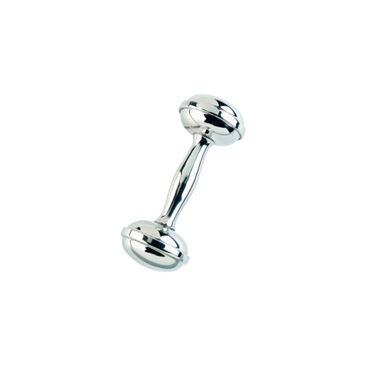 Dumbbell Rattle by Salisbury Pewter 
