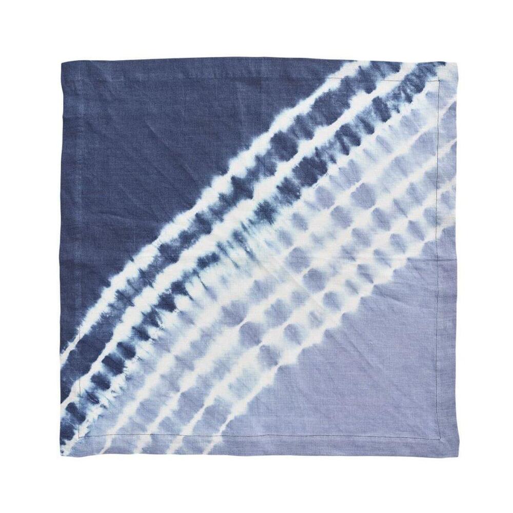 Duo Dye Napkin in Navy & Periwinkle - Set of 4 by Kim Seybert 4