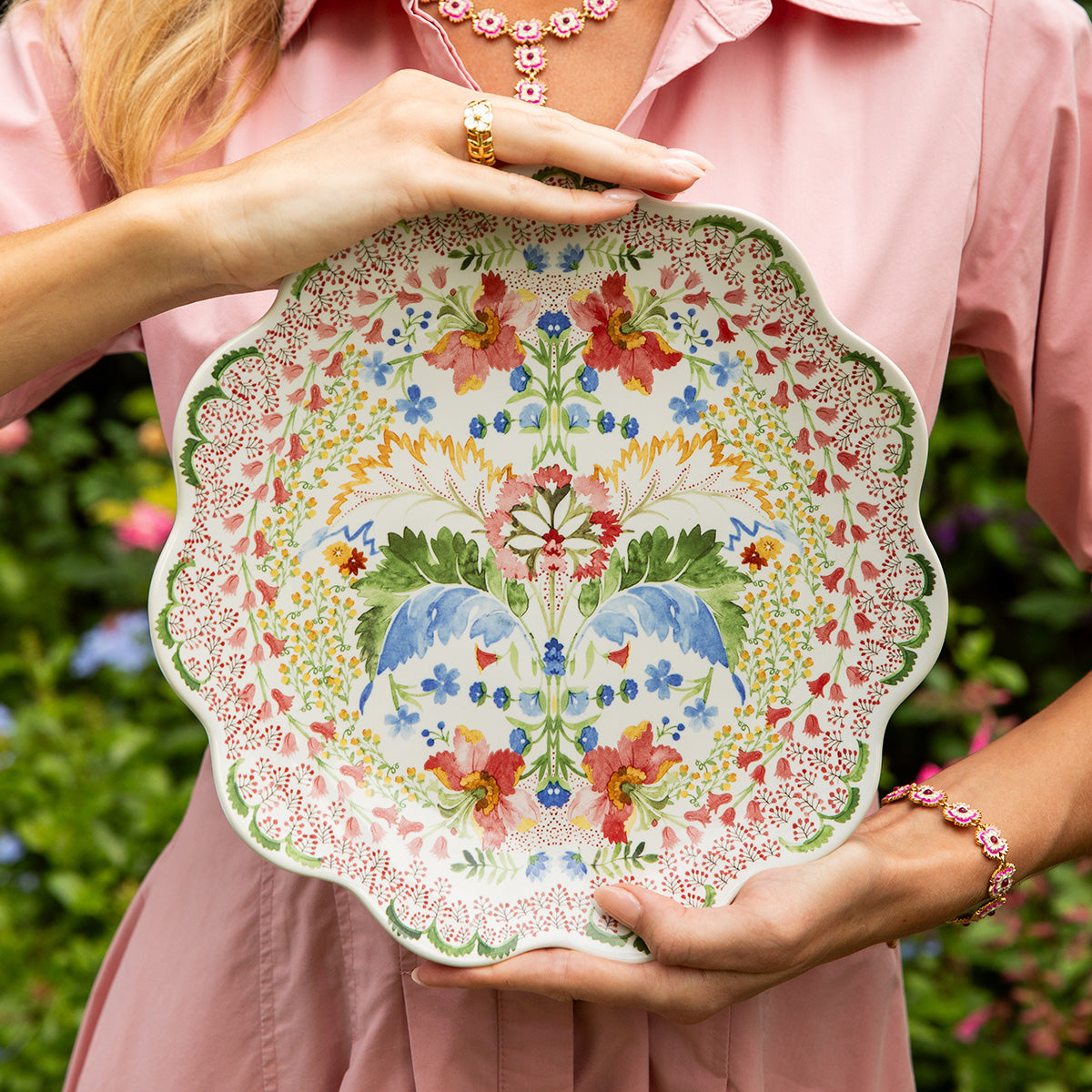 Sofia Dinner Plate by Juliska, lifestyle setting