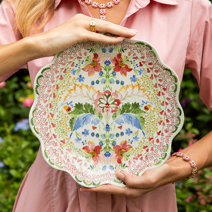 Sofia Dinner Plate by Juliska, lifestyle setting