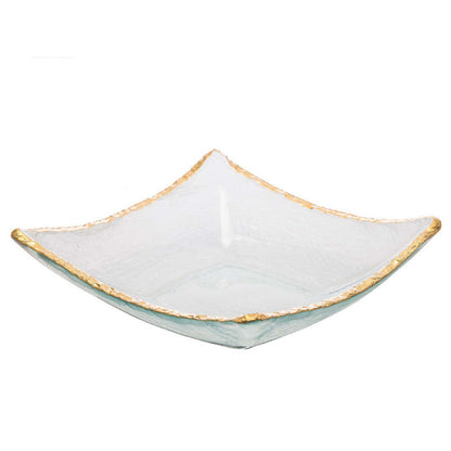 Edgey 11" x 11" Four Point Bowl by Annieglass 