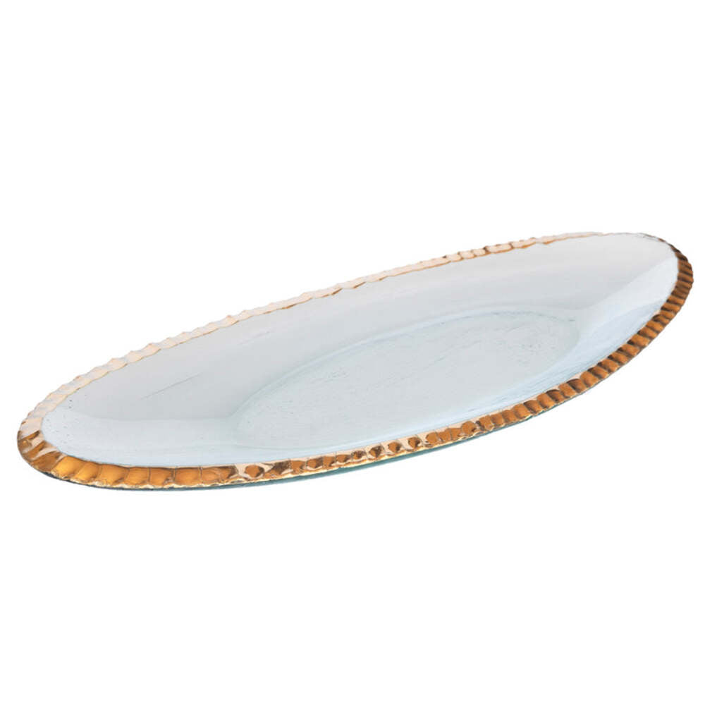 Edgey 6.25" x 16.5" Oblong Tray by Annieglass 