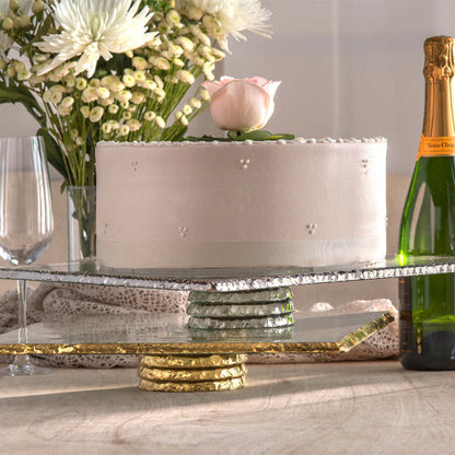 Edgey Square Cake Stand by Annieglass Additional Image -4