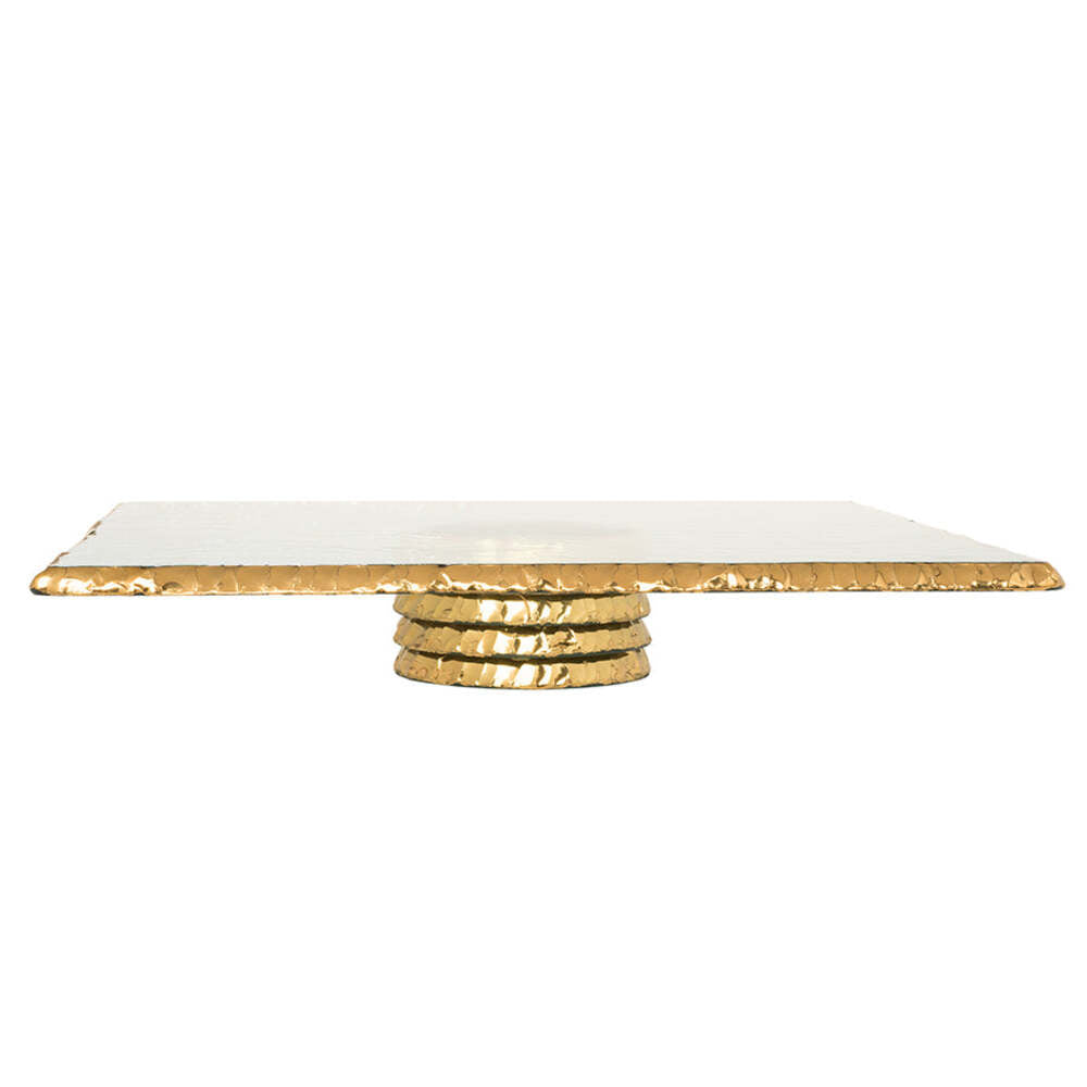 Edgey Square Cake Stand by Annieglass Additional Image -1