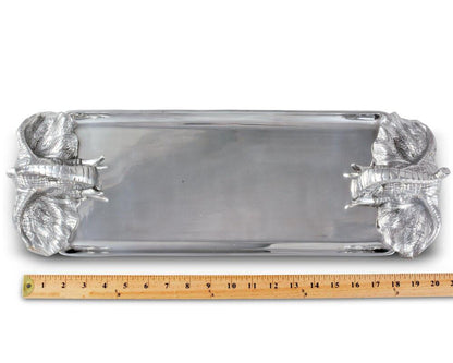 Elephant 22" L Oblong Tray by Arthur Court Designs 4