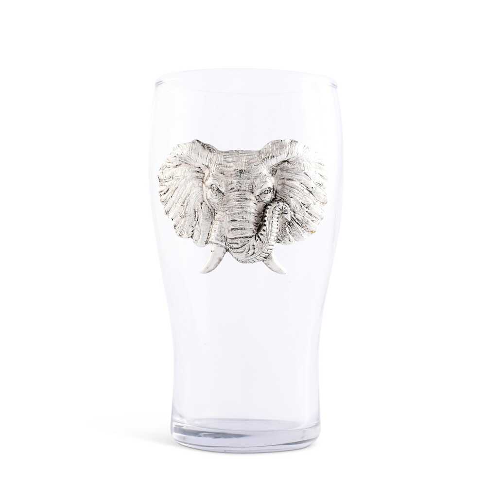 Elephant Beer Pint Glass - Set of 4 by Arthur Court Designs 2