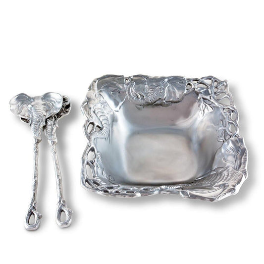 Elephant Salad Set 3-Piece by Arthur Court Designs